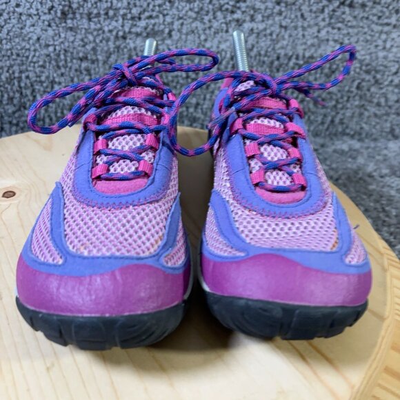 Merrell Pace Glove Trail Running Shoe Womens 8.5 Barefoot Ultra Marine Mulberry - Picture 2 of 9